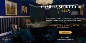Full House Poker – Camera de poker secretă disponibilă pentru închiriere privată în inima Bucureștiului